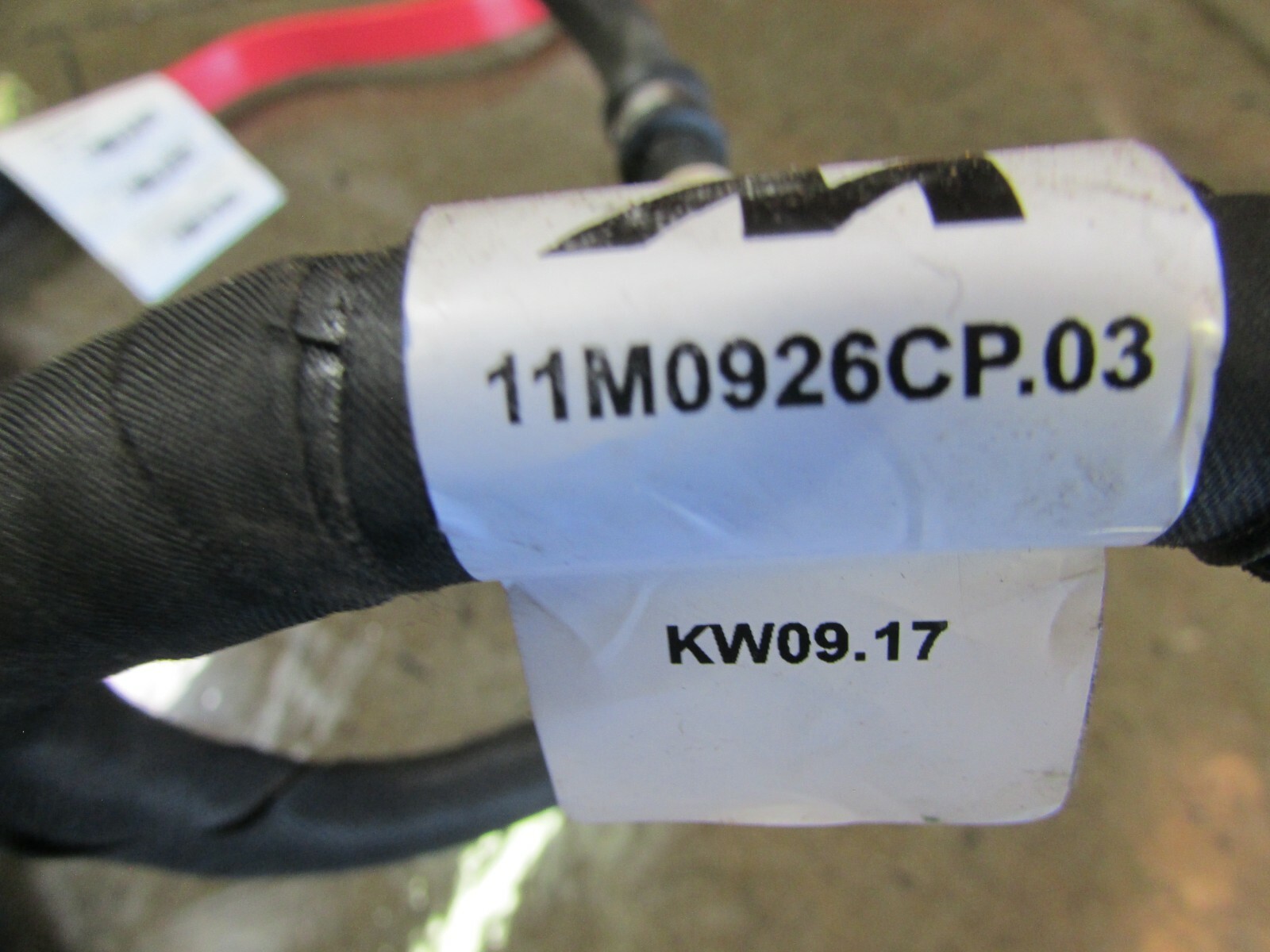Mclaren 720s, Underbody Power Wire Harness, Used, P/N 11M0926CP
