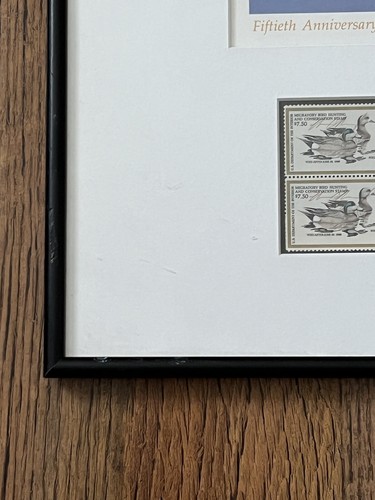 1980s US Department Duck Stamp Print 50th Anniversary Signed Numbered Wall Art - Picture 12 of 15