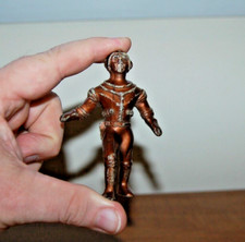 Vintage 1950's Archer Ajax Space People Hard Plastic Figure Bronze Tone