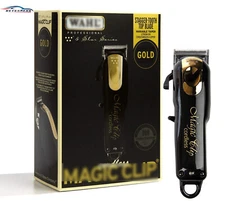 Wahl Professional 5 Star Edition 8148-100 Gold Cordless Magic Clip Black