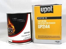 Corvette Red Basecoat Paint Gallon GM WA9075 High Teck HFP451 & Fast Reducer