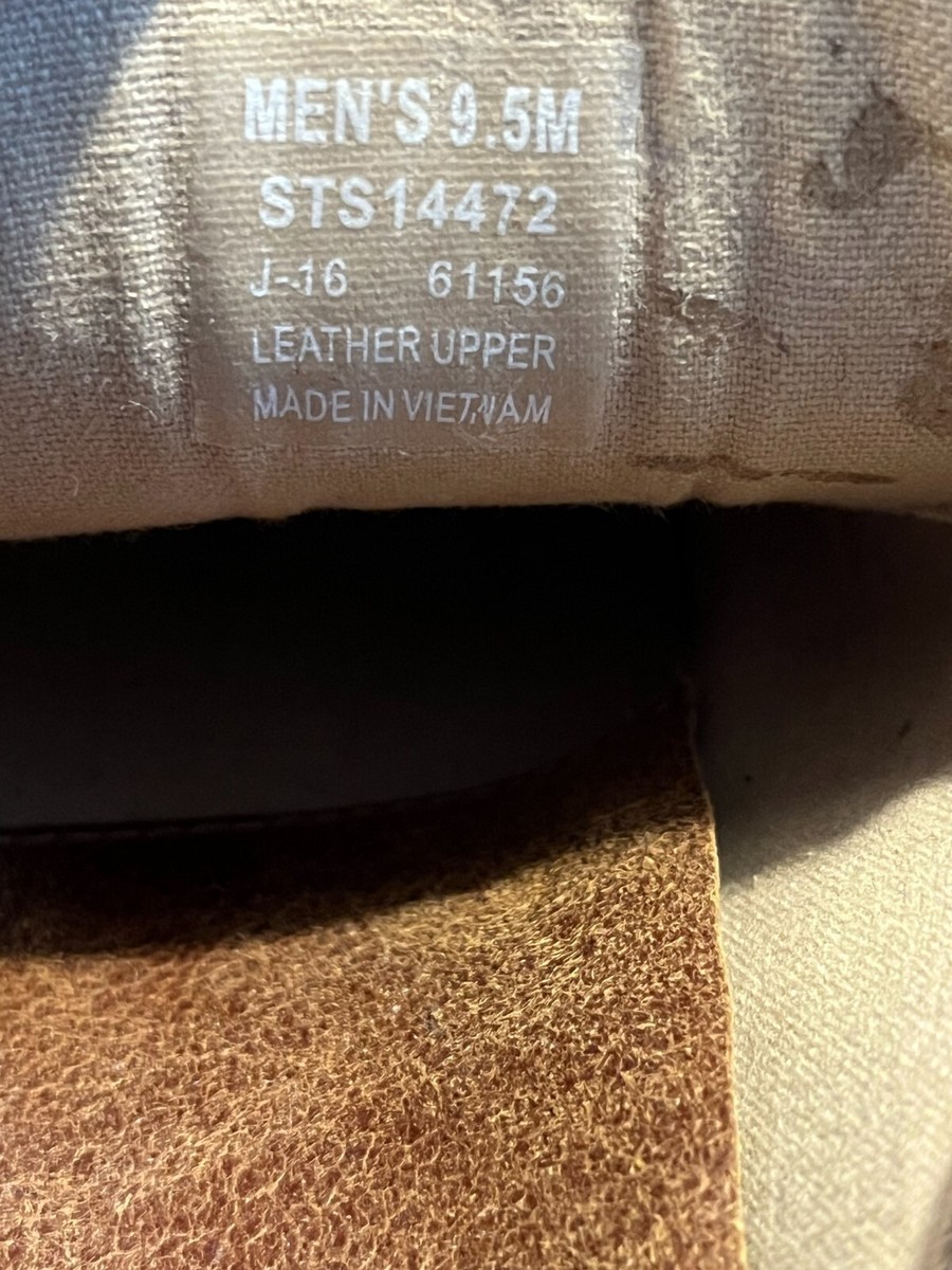 SPERRY TOP-SIDER Mens 'Clipper LTT' Tan Leather Lace Up Casual