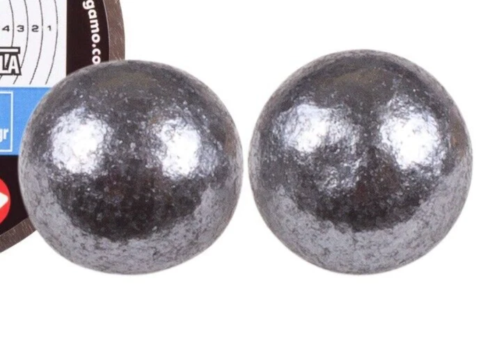 BOLA REDONDA GAMO 250 unidades 5,5 mm calibre .22 pistola de aire comprimido de entrenamiento Foto 3 de 3
