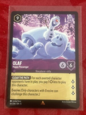 Disney OLAF トレーディングカード 15/25 Olaf - Friendly Snowman - The First Chapter - Disney Lorcana