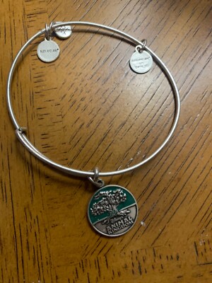 Alex and Ani Disney Parks Bracelet Animal Kingdom 20th Tree of Life Silver