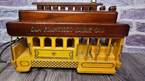 SAN FRANCISCO CABLE CAR II TELEPHONE - PUSH BUTTON - ORIGINAL PACKAGING - Picture 9 of 14