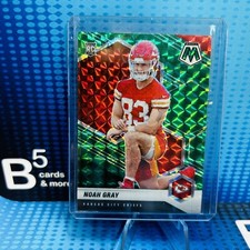 2021 Mosaic Football Noah Gray GREEN Rookie #387 Kansas City Chiefs RC SP