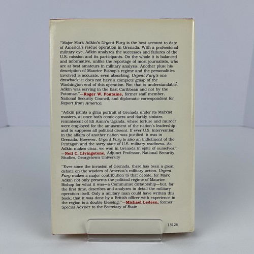 Urgent Fury 1st Ed 1989 Grenada Invasion US Military Operation Book HC DJ - Picture 2 of 5