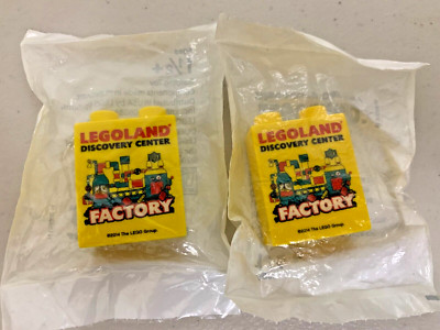 (SET OF 2) LEGOLAND DISCOVERY CENTER FACTORY LEGO NEW SEALED NIP