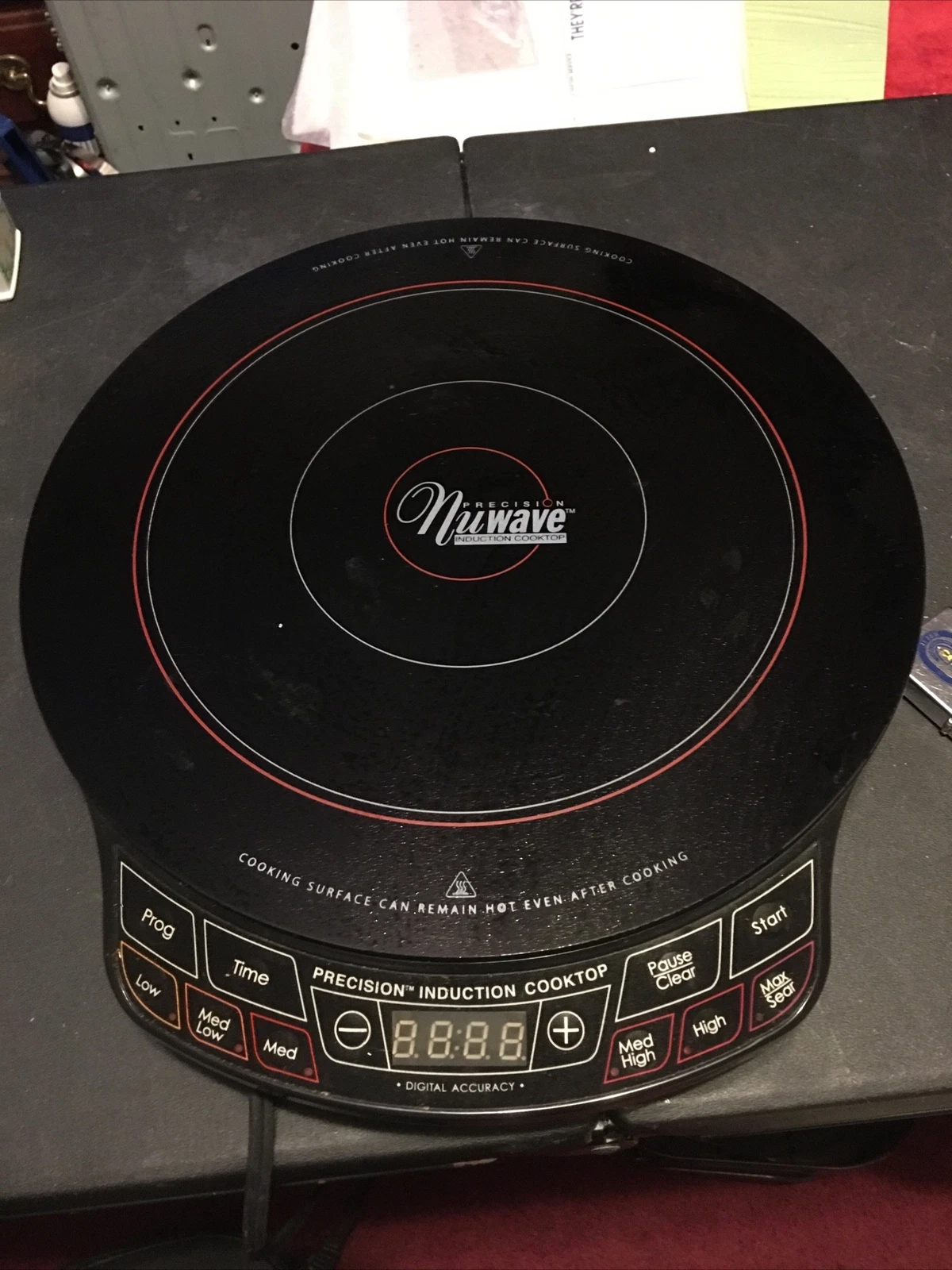 NuWave 30101 Precision Induction Cooktop 1300W With Travel Storage Case