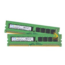 Samsung 16GB DDR3 RAM 2x 8 GB PC3L-12800E ECC UDIMM Unbuffered M391B1G73BH0-YK0