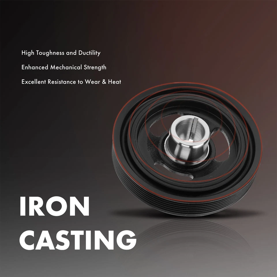 1x Balanceador armónico de motor para Chevrolet Equinox Impala Malibu Buick Saturn Vue Foto 4 de 4