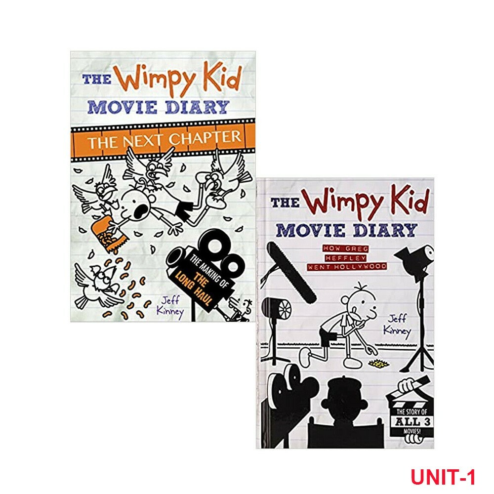 The Wimpy Kid Movie Diary 2 Books Set (The Next Chapter (The Making of The Long)