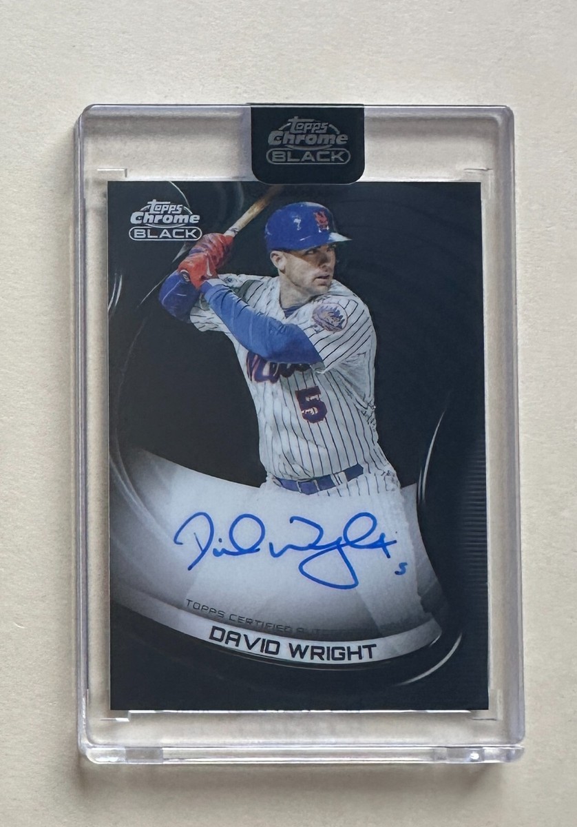 2022 Topps Chrome Black Autographs #CBADWR David Wright
