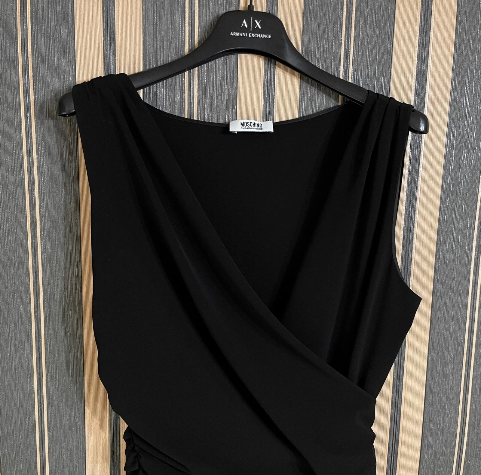 Moschino abito nero economico e chic USA10