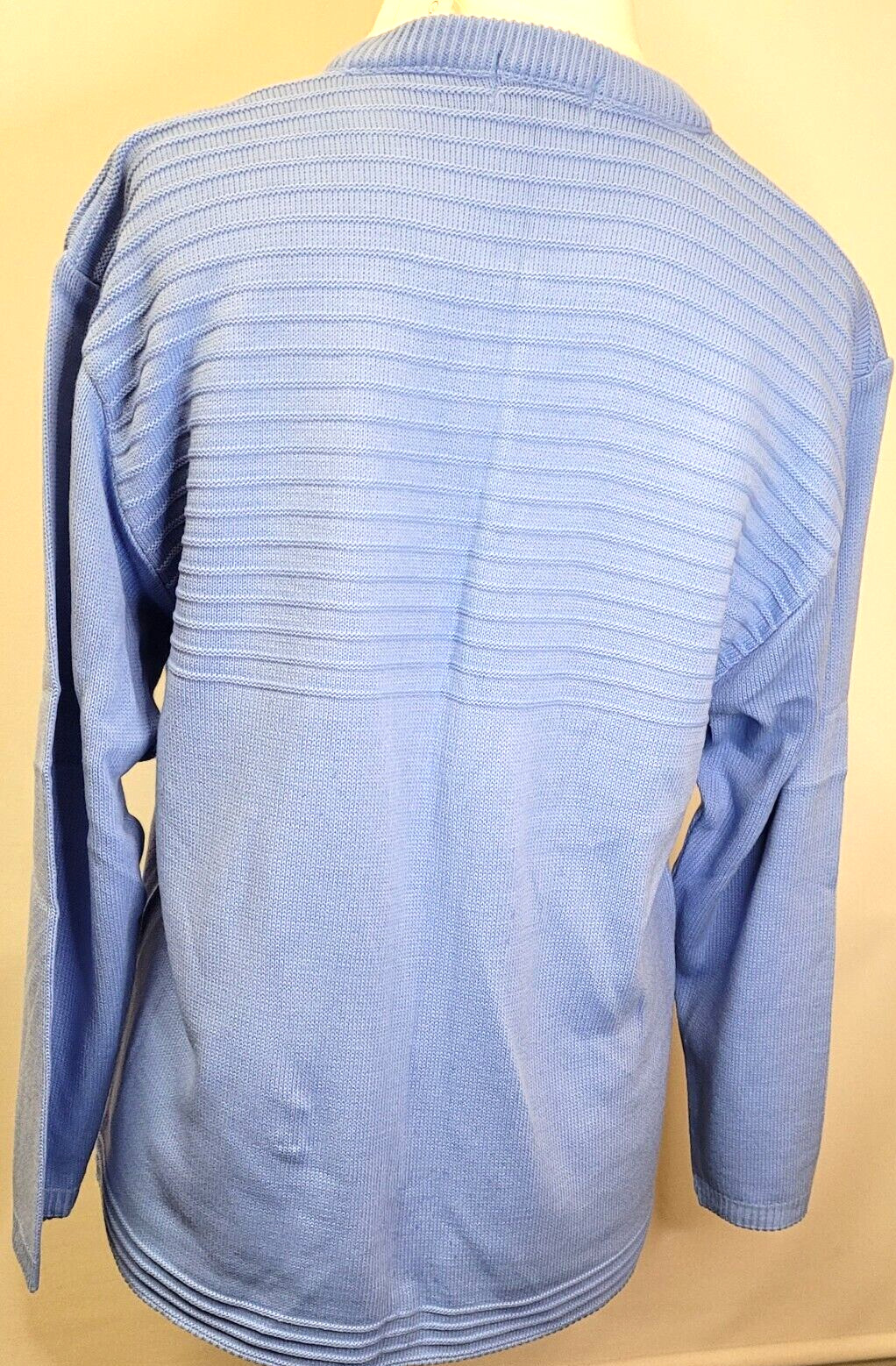 Womens Cardigan Large Pale Blue Button Through Round Neck by Care New with Tags image 2