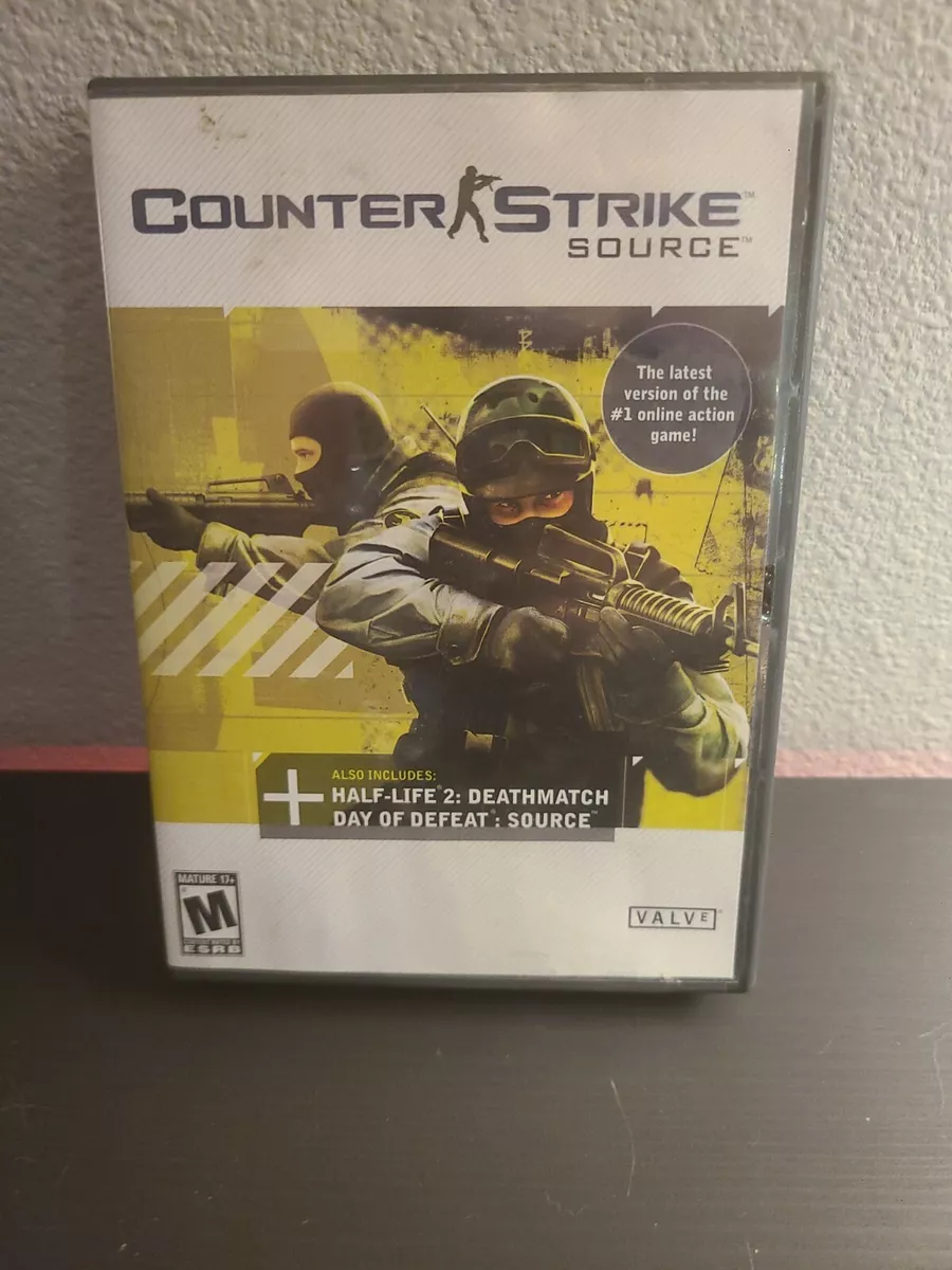 Counter Strike Source PC Game w/ Half Life 2: Deathmatch 4 Discs  14633098396