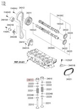 Genuine/OEM 2223137100 ADJUSTER ASSY-ROCKER ARM LASH for Hyundai Lavita 06
