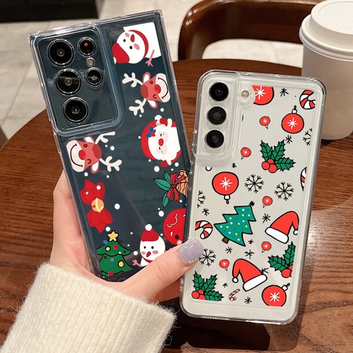 Für Samsung S24 Ultra S23 FE A55 A15 A54 Stoßfest Klar Silikon Hülle Cover
