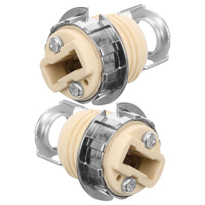  2 Pcs Lichterkette Lampenfassung Aus Keramik Steckdosensockel