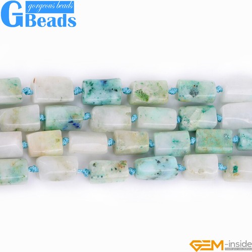 Natural Assorted Gemstone Faceted Tube Column Beads for Jewelry Making 8x12mm - Picture 46 of 192