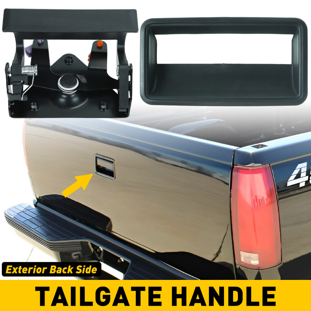 Tailgate Handle & Bezel For Chevy Silverado C/K C1500 C2500 C3500