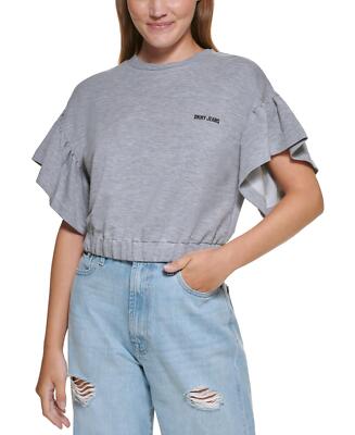 トップス DKNY jeans butterfly print studs sweat 71YdLTK-mxL.jpg