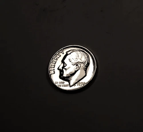 1950 Roosevelt Dime * Choice Proof * Better Date * XXD922