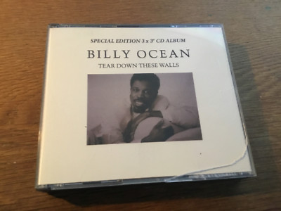  Billy Ocean  - Tear Down These Walls  [3x 3'' Inch Maxi CD Box]  1988