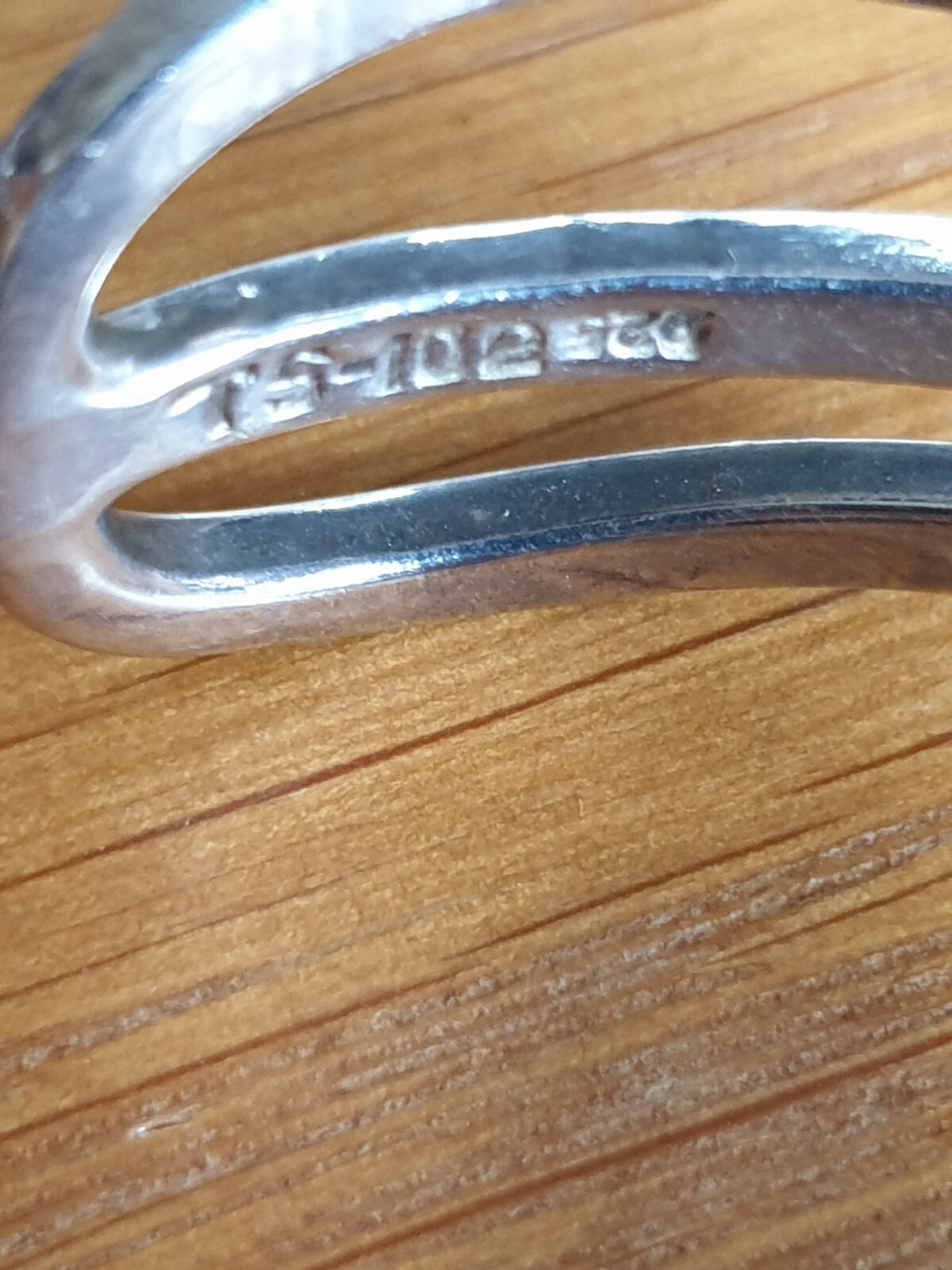 29.7g Heavy Triple Wave Cuff Bangle Solid Silver … - image 8