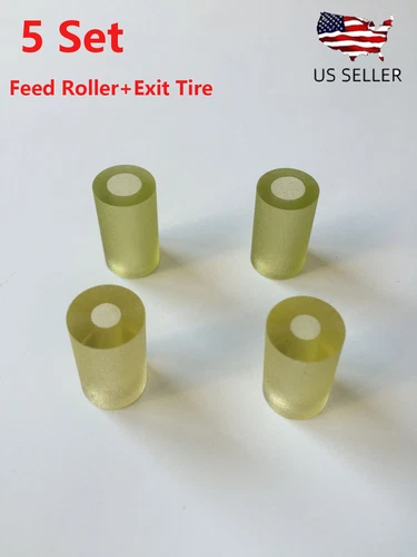 5SET PA03540-Y075 FEED ROLLER RUBBER TIRE FUJITSU FI-6130 FI-6230 FI-6140 G078 - Picture 1 of 1