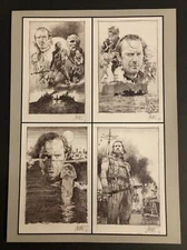 Waterworld Kevin Costner Movie Art Poster Print Splash Page 9x12 Drew Struzan