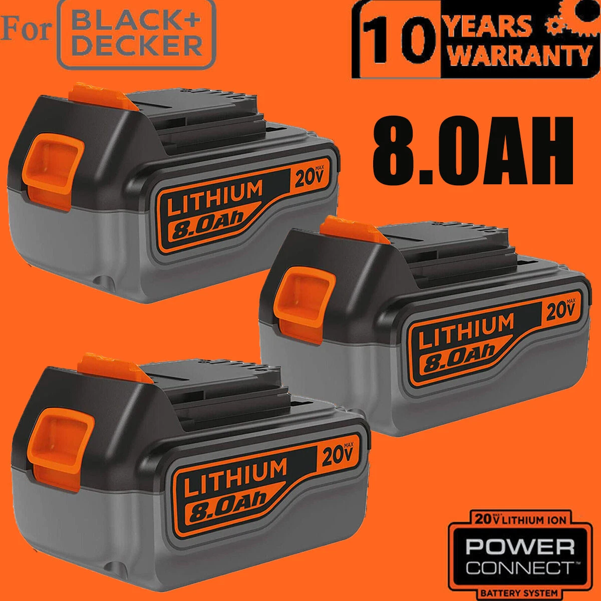 for Black and Decker 20V Battery 5Ah | LB2X4020 Lbxr20 Battery Lithium