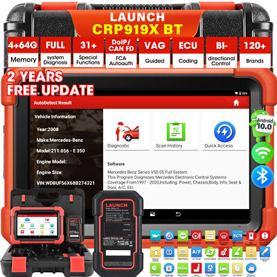 LAUNCH CRP919X BT PRO OBD2 Diagnosegerät Alle System ECU Codierung Aktive Test