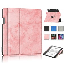 Fr Kindle Scribe 10.2 2022 Swivel Stand Book Folding Folio Cover with Pen Holder