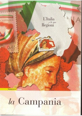 F100 FOLDER ITALY 2005 Le Regioni d'Italia La Campania n 2806 Card BU   7