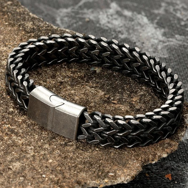 VINTAGE MAGOR MAGNETIC Bracelet Gold Finish And Stainless Steel £4.76 -  PicClick UK