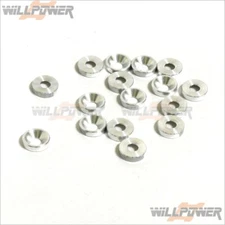 MINI ST Parts SINK ALUM WASHER 3mm #224210 (RC-WillPower) OFNA Hobao Hyper