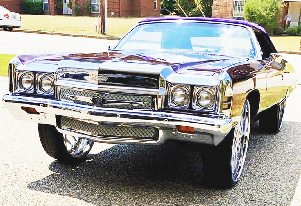 1972 Chevy Impala Caprice chrome grill triple weave mesh Tiarra
