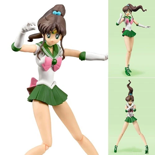 S.H. Figura en color Bandai de animación Figuarts Sailor Moon Jupiter Pretty Guardian