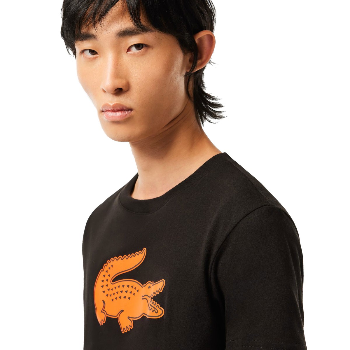 Lacoste 3D Print Croc Jersey Men's T-Shirt Black TH2042-QXI | eBay