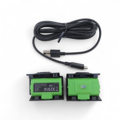 PowerA - Play & Charge Kit for Xbox Series X|S and Xbox One - Green USB-C