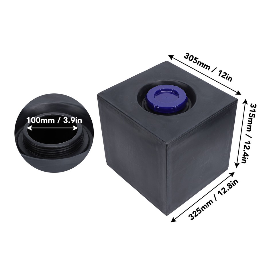 RV Water Tank 16 Gallon Black Water Holding Tank For Trailers Boats eBay