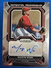 Masyn Winn - 2023 Panini Prizm - Potential Penmanship #PP-MW (AU, RC)