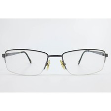 Champion CU8003 CA01 Gunmetal Gray Semi-Rimless Rectangular Eyeglass Frames