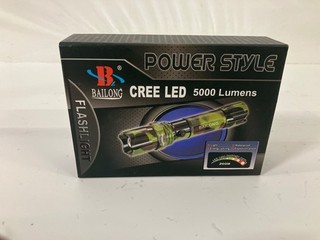 Power Style Cree LED 5000 Lumens Flashlight