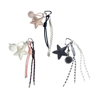 Unique Star Shaped Keychain for Daily Accessory Use Stylish Bag Pendant Ornament