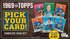 1969 Topps Football You Pick / Choose Complete Your Set NFL Vintage Stars Base