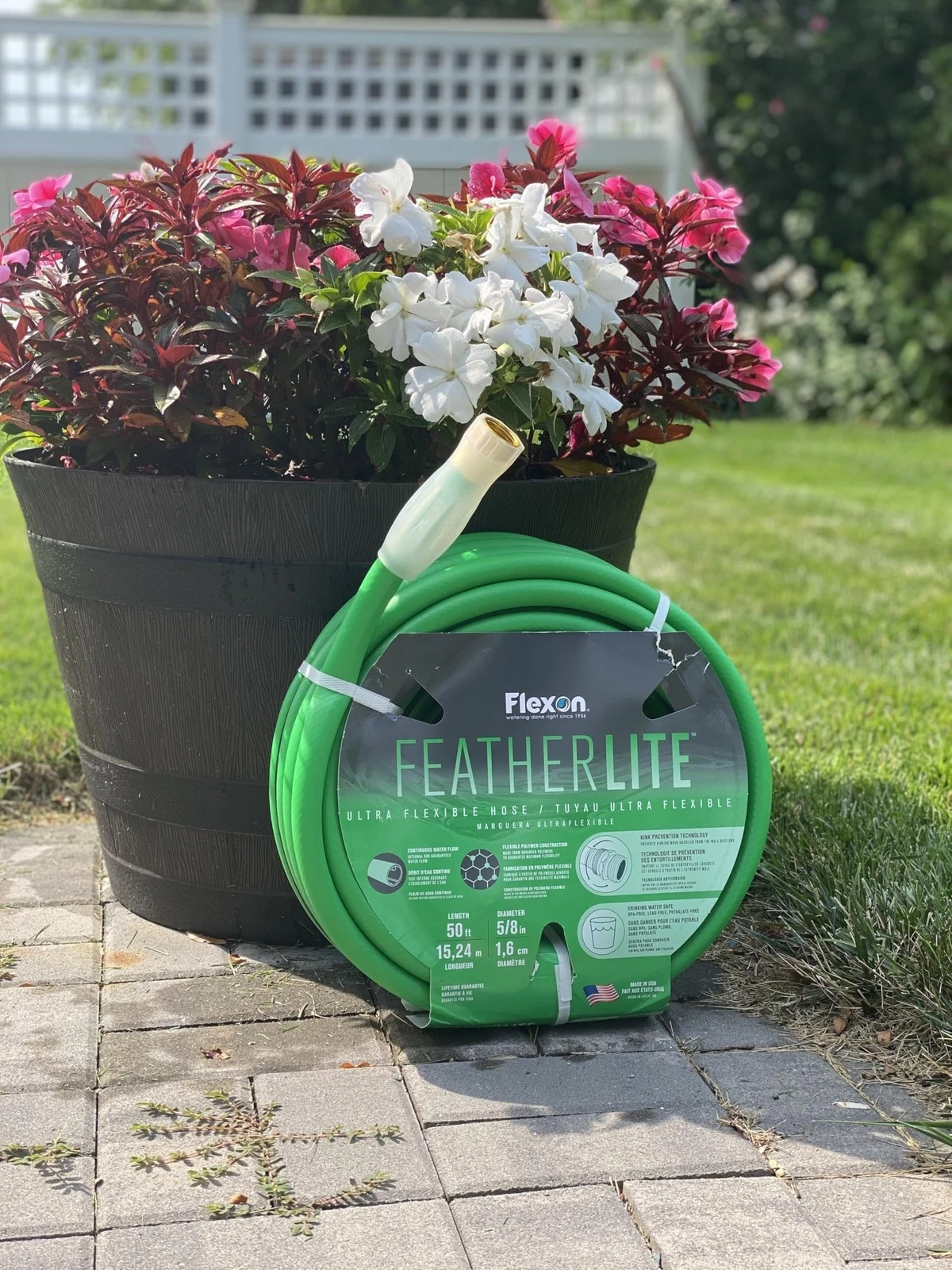 FLEXON Featherlite 5/8 x 50 Ultra Flexible Garden Hose - Thumbnail 3