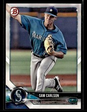 2018 Bowman Draft - #BD-175 Sam Carlson - Seattle Mariners